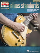 Deluxe Guitar Play-Along, Vol. 5: Blues Standards Guitar and Fretted sheet music cover